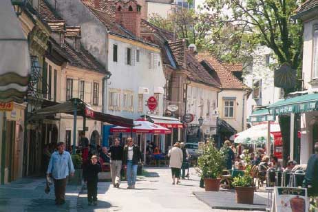Cafes and Restaurants in Tkalciceva Street